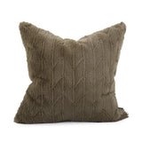 20 x 20 Angora Moss Pillow - Down Insert