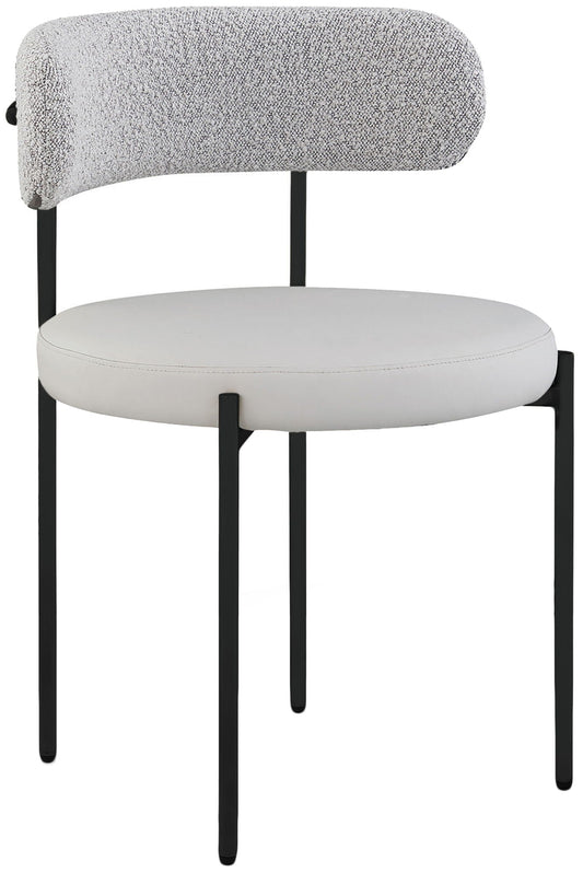 Beacon - Faux Leather Dining Chair With Black Legs (Set of 2)