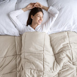 300 Tc Cotton Shell Luxury Down Alternative Comforter, Tan