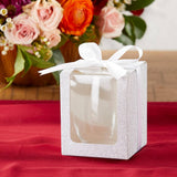 Silver 9 oz. Glassware Gift Box with Ribbon (Set of 12)