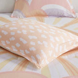 Sunshine Rainbow Kids Cotton Comforter Set, Coral