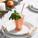 Mixora 4 Pack Copper Mint Julep Cups Set