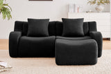 ROMA 82.7" Loveseat with 1 Ottoman