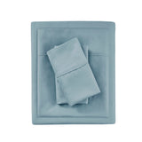 1000TC 4 Piece Deep Pocket Cotton Blend Sheet Set, Blue
