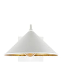Serpa White Single Swing-Arm Wall Sconce