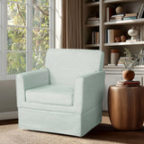 Slipcover Accent Armchair Single Sofa Chair, Mint