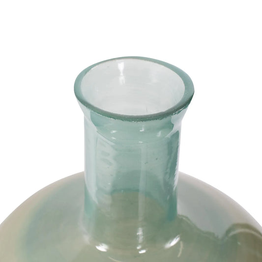 Capri Stripe Glass Bottle Vase- Tall