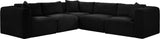 Shaggy - 5 Piece Modular Corner Sectional