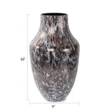 Zynsky Art Glass in Deep Mocha Brown- Tall