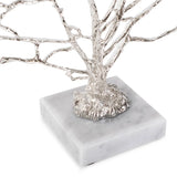 Study of Coral Sculpture On A White Marble Base