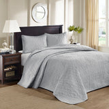 Antimicrobial Cottage Embroidered 3-Piece Bedspread Set