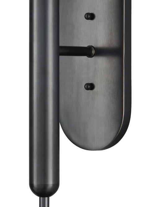 Barbican Double-Light Bronze Wall Sconce