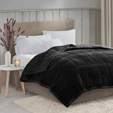 Heiq Smart Temperature Down Alternative Blanket, Black