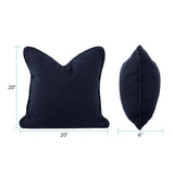 20 x 20 Pillow Barbet Royal - Down Insert