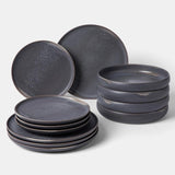 Iceland Volcanic Gray 12pc Dinnerware Set