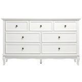 7-Drawer Dresser – Modern Storage with Wave Design