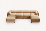 HARMONY 142" 4-Seater Sofa with 2 Ottomans