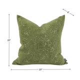20 x 20 Pillow Pisani Emerald - Down Insert