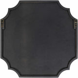 Abangay Gold Contemporary Wood Frame Mirror - Clearance