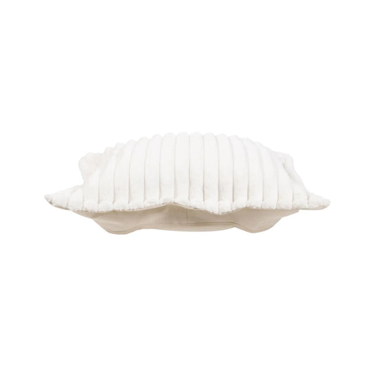 Puff Ottoman Cover & Cushion Shar Pei White/Natural