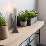 Jordan Aluminum Pillar Candle Holder