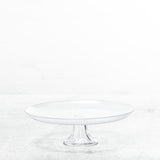 Jupiter Clear Cake Stand 13"