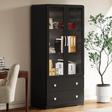64'' Tall Display Cabinet with Acrylic Doors and Led Lights