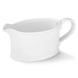 Kook Ceramic Gravy Boat & Saucer for Thanksgiving