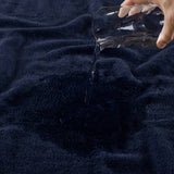 8-Piece 800gsm Cotton Absorbent Towel Set, Navy