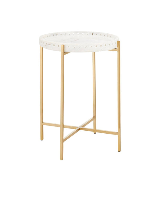 Freya Marble Accent Table