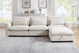 PERTH 122" 3-Seater Sofa with 1 ottoman