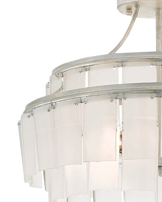Vintner White Semi-Flush Mount