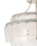 Vintner White Semi-Flush Mount