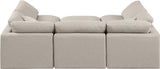 Indulge - Linen 6 Piece Modular Sectional