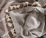 Striped Tablecloth - Tassel Tablecloth