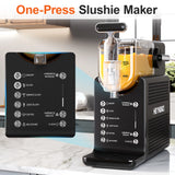 Single-Tank Slushie Maker with Rapid Chill,Self-Clean,5 Mode