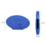 Radiant Blue Wide Ceramic Vase