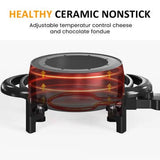 Electric Fondue Pot Set For Cheese & Chocolate
