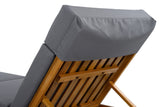 ORVA Outdoor Lounge Chaise with Headrest