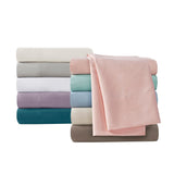 Luxurious Brushed Microfiber Deep Pocket Sheet Set, Seafoam