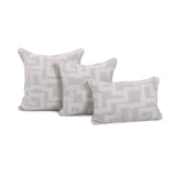 Indoor/Outdoor Pillow 20 x 20 Syros Fog