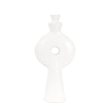 Matte White Towel Vase - Large