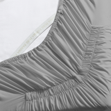 Purefect Fit Adjustable Sateen Fitted Sheet Grey