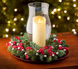 Adjustable Candle Ring / Mini Wreath, 2 Pack - 5 Styles to Choose From