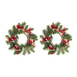 Adjustable Candle Ring / Mini Wreath, 2 Pack - 5 Styles to Choose From