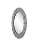 Dario Round Gray Mirror