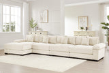 DESEO 170" 4-Seater Sofa with 1 Ottoman