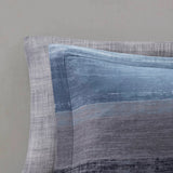 Watercolor Stripe Complete Comforter & Sheet Set, Navy