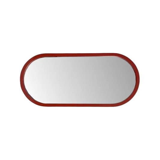 Osman Glossy Intense Rust Wall Mirror