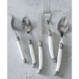 Wholesale Laguiole 20pc 18/10 Stainless-Steel Flatware, Pearl White